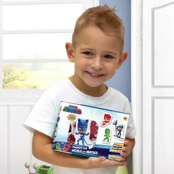 LEAN TOYS PJ Masks Magnetinis rinkinys ME 5031-31