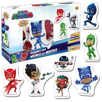 LEAN TOYS PJ Masks Magnetinis rinkinys ME 5031-31