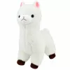 LEAN TOYS Alpaca Minkštas Baltas Kailis 28 cm