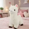 LEAN TOYS Alpaca Minkštas Baltas Kailis 28 cm