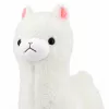 LEAN TOYS Alpaca Minkštas Baltas Kailis 28 cm