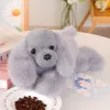 LEAN TOYS Pliušinis Kokerspanielis su Svertinėmis Letenėlėmis, Pilkas, 30 cm