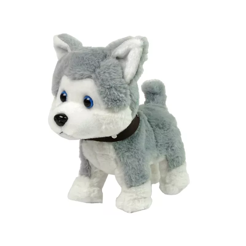LEAN TOYS Plush Dog Interactive Educational Leash Songs Walks