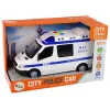 LEAN TOYS Police Car Drive Friction Sounds Light