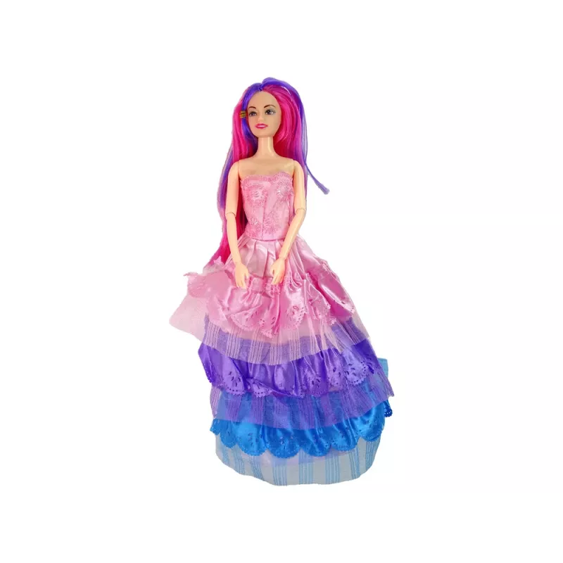 LEAN TOYS Princess Doll su Baltu Poniu Figūrėlėmis ir Aksesuarais