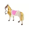 LEAN TOYS Princess Doll su Baltu Poniu Figūrėlėmis ir Aksesuarais