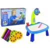 LEAN TOYS Projektorius mokytis piešti – Dinozaurų projektorių stalas