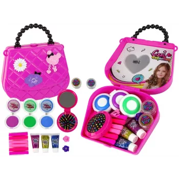 LEAN TOYS Rankinės rinkinys su plaukų puošybos aksesuarais 15602
