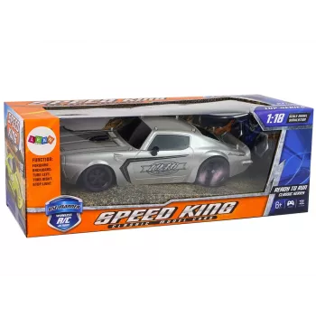 LEAN TOYS R/C 1:18 Silver Champion Pilot Sports Car