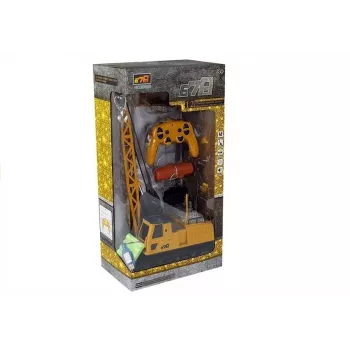 LEAN TOYS R/C Crane su judama strėle ir žibintais