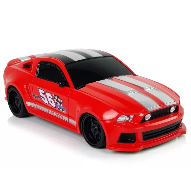 LEAN TOYS R/C Sports Car 1:24 Racing Red Tinted Windows