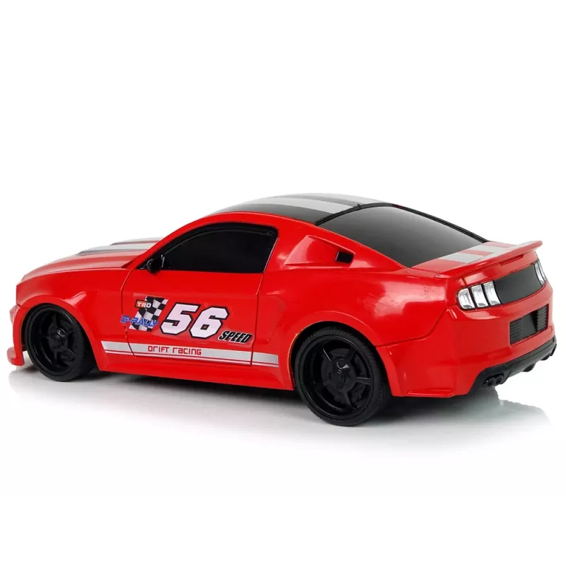 LEAN TOYS R/C Sports Car 1:24 Racing Red Tinted Windows