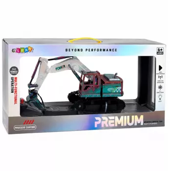 LEAN TOYS RC Crawler Ekskavatorius su Judančia Strėle ir Žibintais 1:14