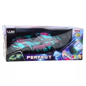 LEAN TOYS RC lenktyninis automobilis su apšviestu turkio kėbulu, 1:16 mastelis, 2.4 GHz nuotolinio valdymo pultas