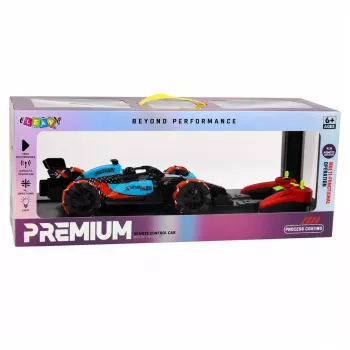 LEAN TOYS RC Sports nuotolinio valdymo lenktyninis automobilis su dreifu, šviesomis ir garsais 1:14