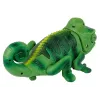 Valdomas chameleonas LEAN TOYS su žalia šviesa, 28 cm