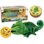 Valdomas chameleonas LEAN TOYS su žalia šviesa, 28 cm
