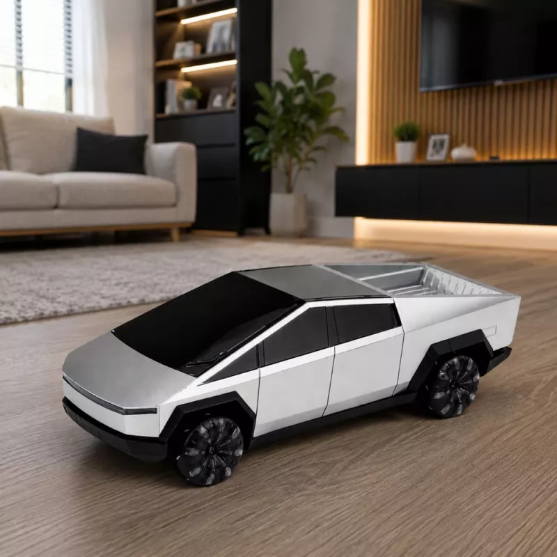 LEAN TOYS nuotolinio valdymo elektrinis pikapas 1:12 su įkrovimo stotele