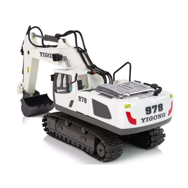 LEAN TOYS nuotoliniu valdymo ekskavatorius su vikšriniais ratais 2.4 G Pilot