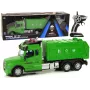 LEAN TOYS Pilot 2.4G Šiukšliavežis su šviesomis ir garsais, žalias