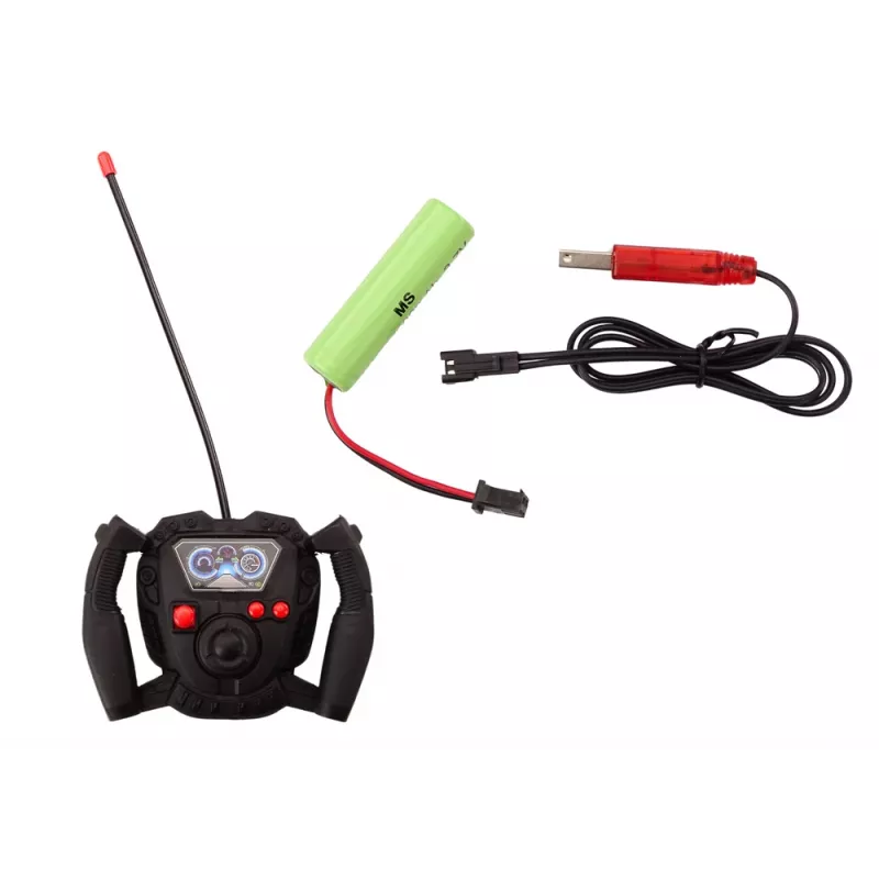 LEAN TOYS nuotoliniu valdymu traktorius su priekaba RC 1:16 žalias