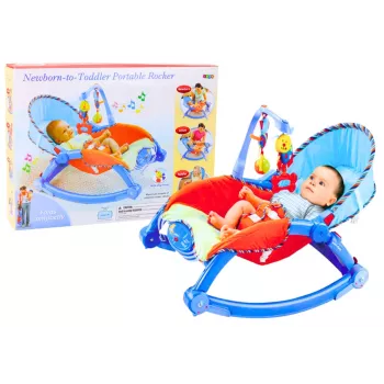 LEAN TOYS Sūpynės kūdikiams ir mažiems vaikams Spalvingos