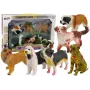 LEAN TOYS Šunų figūrėlių rinkinys „Šunų veislės“ 6 elementai