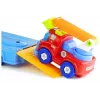 LEAN TOYS Automobilių rinkinys: policija, gaisrinė, autovežis, išardomi automobiliai