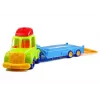 LEAN TOYS Automobilių rinkinys: policija, gaisrinė, autovežis, išardomi automobiliai