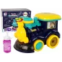 LEAN TOYS Soap Bubble Locomotive Rides Light Sounds Blue