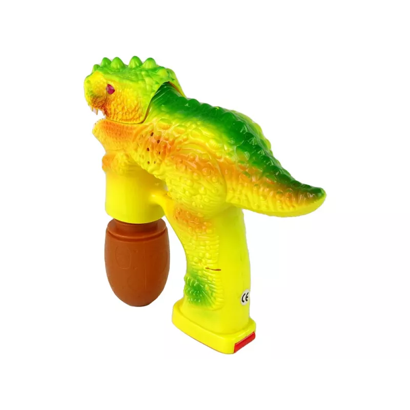 LEAN TOYS Muilo burbulai Dinozauras skystis burbulams kiaušinis geltonas