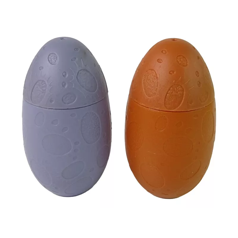 LEAN TOYS Muilo burbulai Dinozauras skystis burbulams kiaušinis geltonas