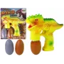 LEAN TOYS Muilo burbulai Dinozauras skystis burbulams kiaušinis geltonas
