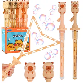 LEAN TOYS muilo burbulai su ištraukiama lazdele Capybara 49,5 cm 100 ml