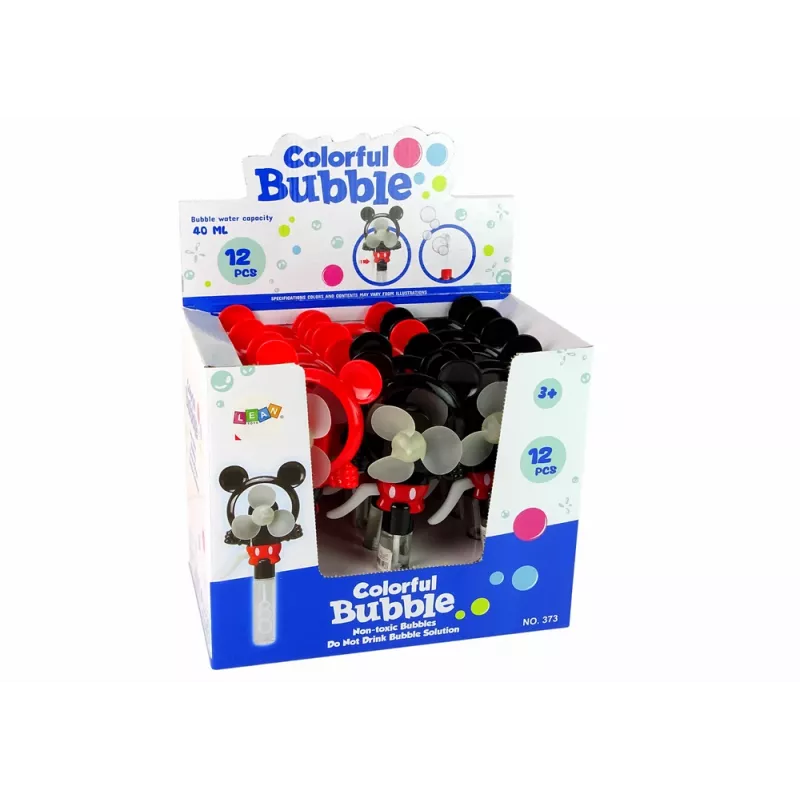 LEAN TOYS Muilo burbulų malūnėlis Mickey Mouse
