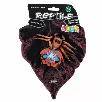 LEAN TOYS Spider Tarantula Rubber Figure Stretchable Realistic 12 cm