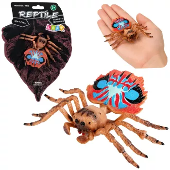 LEAN TOYS Spider Tarantula Rubber Figure Stretchable Realistic 12 cm