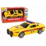 LEAN TOYS Greitosios pagalbos automobilis su šviesomis ir garsu, geltonas