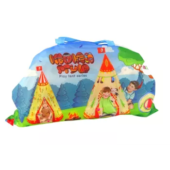 LEAN TOYS Tipi palapinė vaikams sodui (modelis 15246)