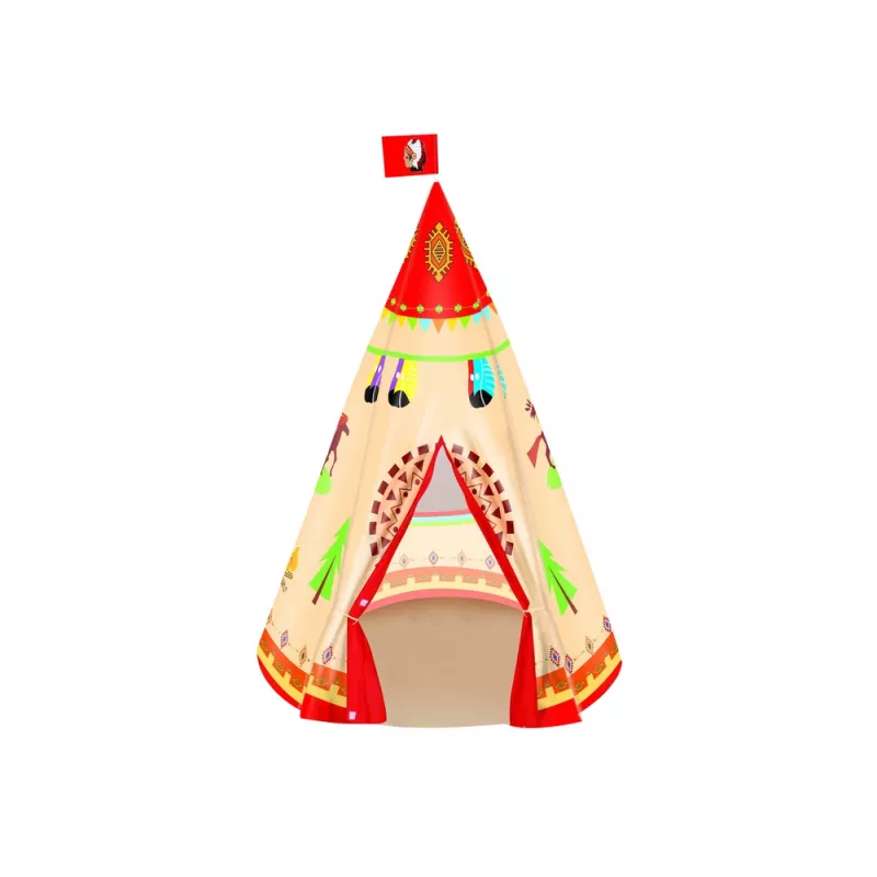 LEAN TOYS Tipi palapinė vaikams sodui (modelis 15246)