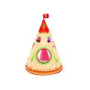 LEAN TOYS Tipi palapinė vaikams sodui (modelis 15246)