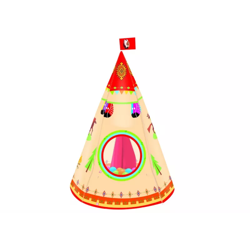 LEAN TOYS Tipi palapinė vaikams sodui (modelis 15246)