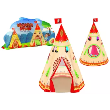 LEAN TOYS Tipi palapinė vaikams sodui (modelis 15246)