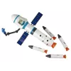 LEAN TOYS Žaislinis kosminės misijos raketų ir astronautų paleidimo rinkinys 15 elementų