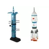 LEAN TOYS Žaislinis kosminės misijos raketų ir astronautų paleidimo rinkinys 15 elementų