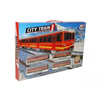 LEAN TOYS Train Track Batteries 33 vnt.