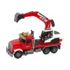 LEAN TOYS Sunkvežimis su Ekskavatoriumi Traktorius Ekskavatorius Garsas Šviesos