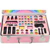 LEAN TOYS Unicorn Pink ratukinis lagaminas grožio rinkinys