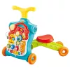 LEAN TOYS 5-in-1 vaikštynė, stūmiklis, paspirtukas, mokomasis stalas, interaktyvus skydelis – spalvingas