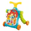 LEAN TOYS 5-in-1 vaikštynė, stūmiklis, paspirtukas, mokomasis stalas, interaktyvus skydelis – spalvingas